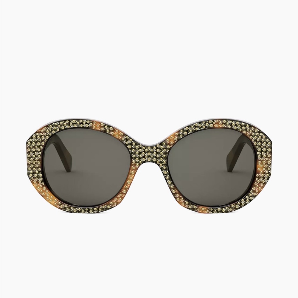 CELINE
53MM Crystal-Embellished Round Sunglasses - Picture 2 of 13